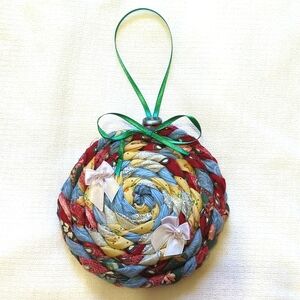 Hand Crafted Christmas Ornament Peppermint Handmade get ready for the holidays!